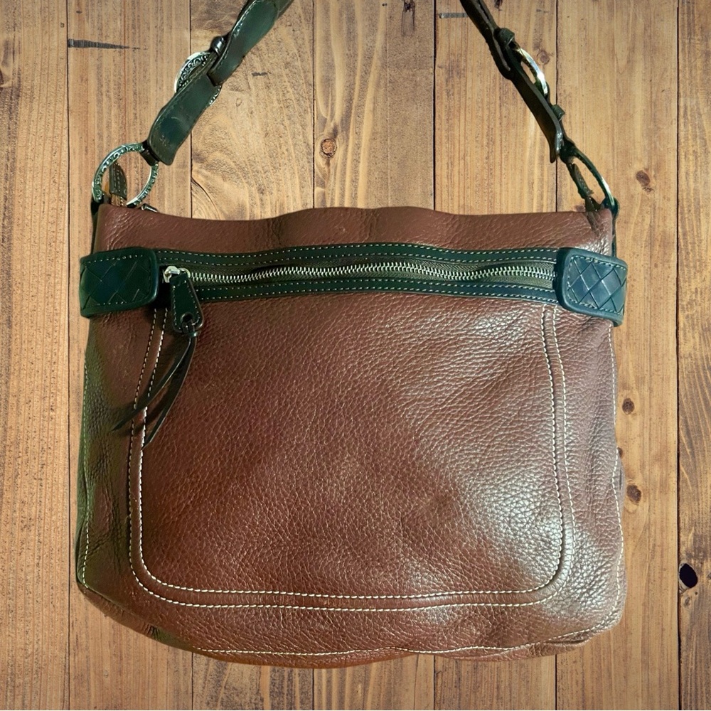 Brighton Brown Hobo Handbag - Picture 2 of 9